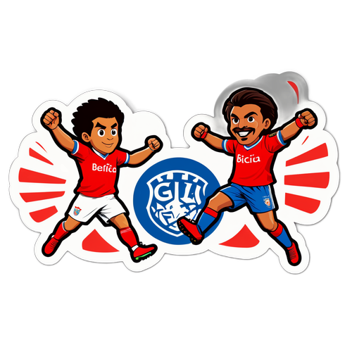 Aufkleber: Benfica gegen Gil Vicente