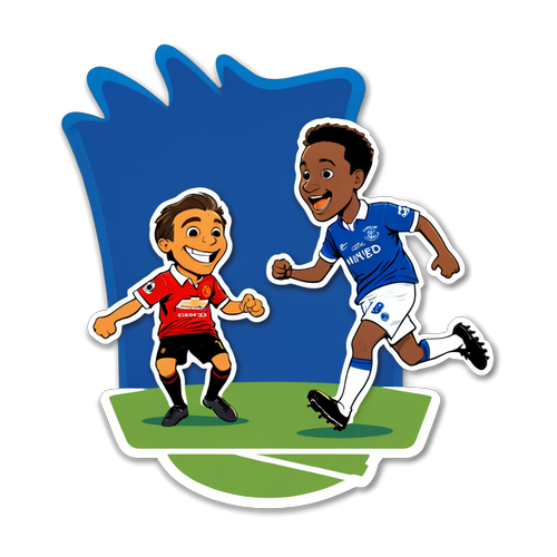 Rivalry Renewed! Everton vs Man United Mascots