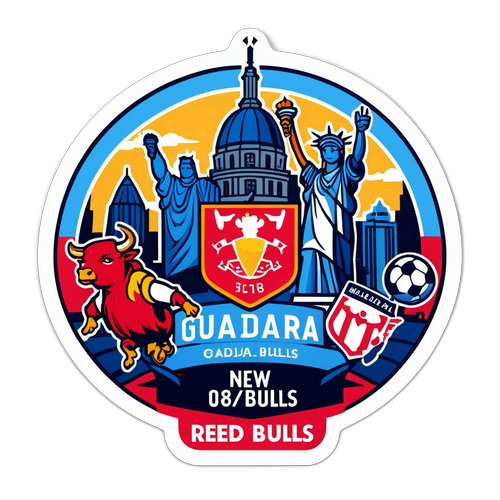 Stiker Pertandingan Guadalajara vs. New York Red Bulls