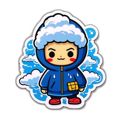 日本の爆弾サイクロンを擬人化したキャラクター