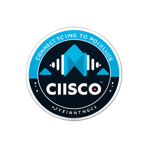Technicky inspirovaná nálepka pro Cisco