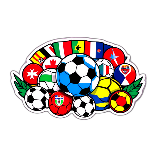 Abțibild sportiv inspirat de Liga Națiunilor
