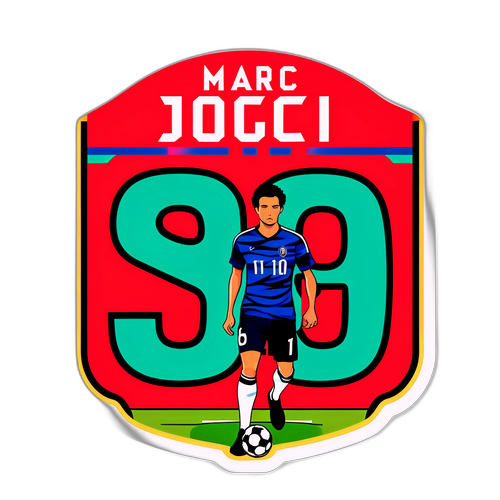 Stiker Minimalis Nomor Jersey Marc Guehi