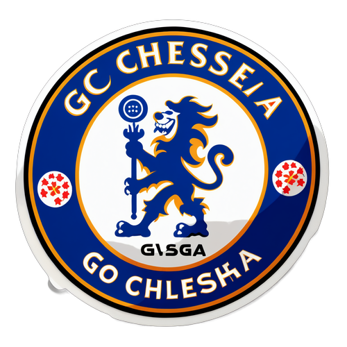 Sticker Chelsea - Go Chelsea!