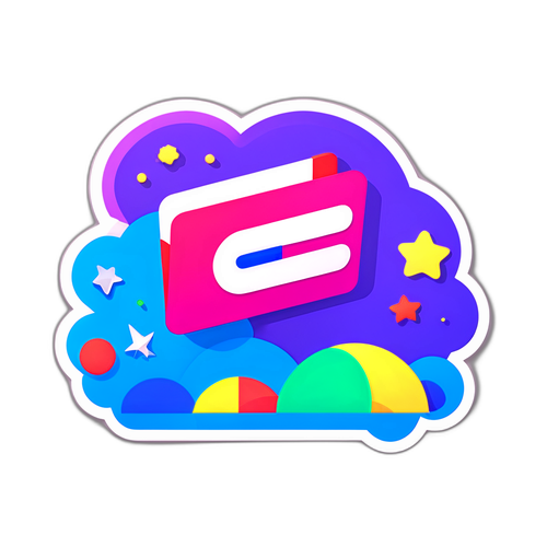 창의성을 표현하는 스티커