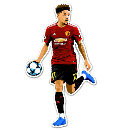 Jadon Sancho: Mfalme wa Dribbling Uwanjani, Wekundu wa Manchester United Unang'ara!