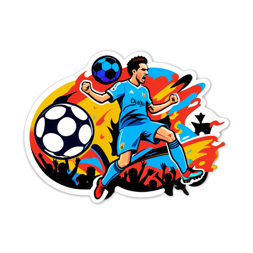 En dynamisk La Liga fotbollsmatch