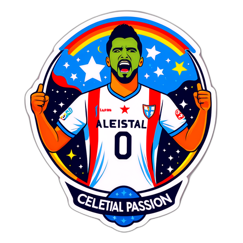 Camisa Nacional en acción contra Sportivo Luqueño: Pasión Celestial