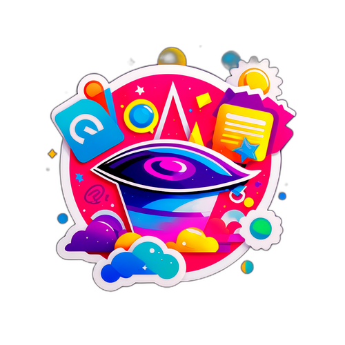 Modern RTL embléma élénk színekben