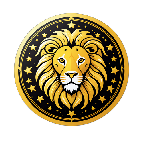 Aslan Burcu Sticker Tasarımı