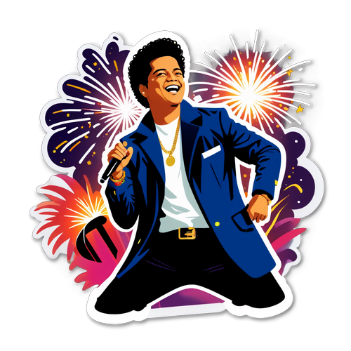 Kenangan Membara! Konser Bruno Mars di Jakarta dengan Kembang Api dan Not Musik yang Menyatu!