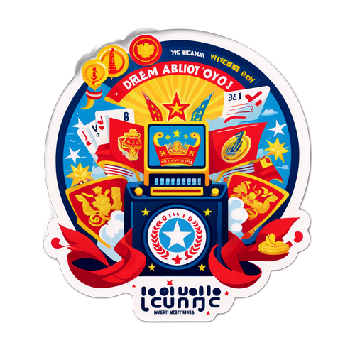 Sticker Vietlott Power - Giấc Mơ Về Chiến Thắng!