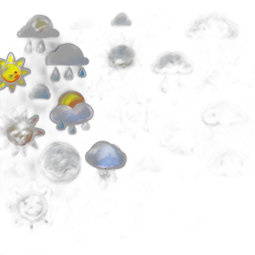 สติกเกอร์สัญลักษณ์สภาพอากาศ