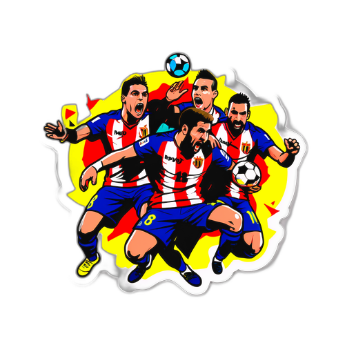 Animerad klistermärke av "Rayo Vallecano vs Barcelona"