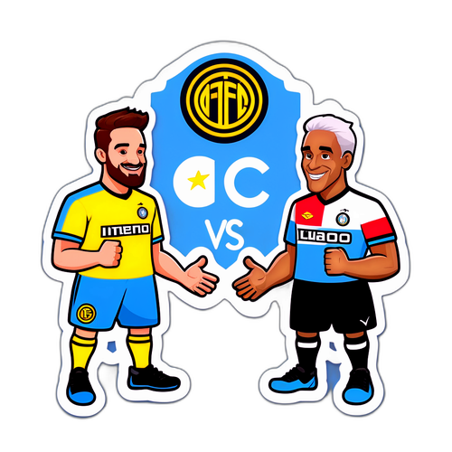 Inter vs. Lazio Venskabelig Konkurrence Sticker
