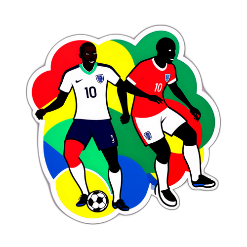 Fotballkamp mellom England og Senegal