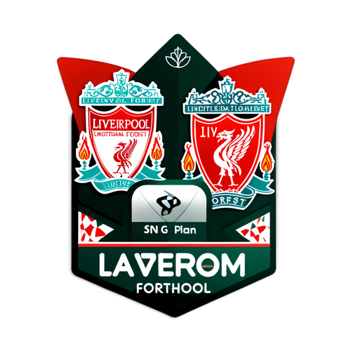 Liverpool vs Nottingham Forest Sticker Ontwerp