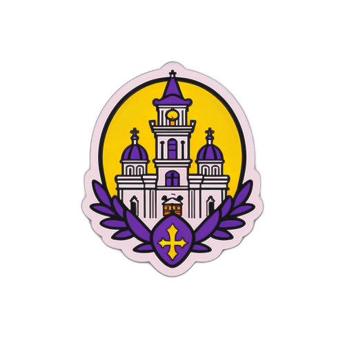 Návrh samolepky kombinující ikony Fiorentiny a Olomouce