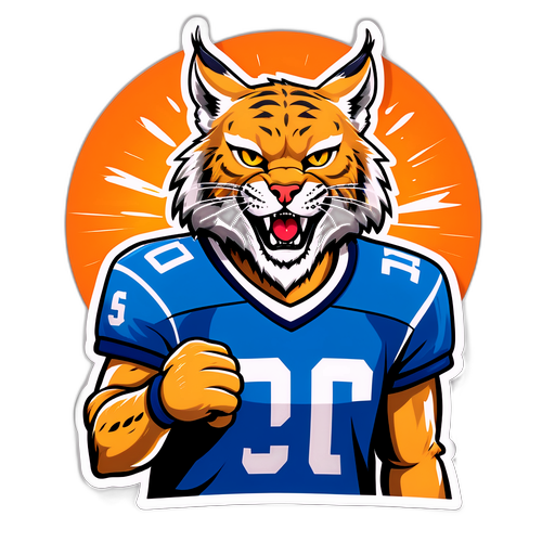 Isang Matad na Lynx sa Sports Jersey