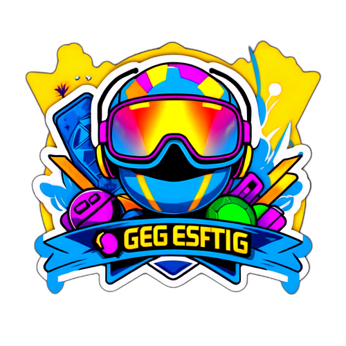 Futuristisk klistermærke til Summer Game Fest 2025
