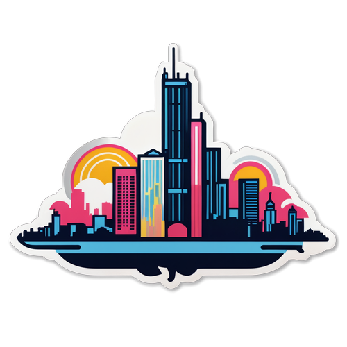 Desain Stiker Inter Miami yang Ikonik: Bergabung dengan Keanggunan Langit Chicago untuk Dukung Pertandingan Lawan Chicago Fire!