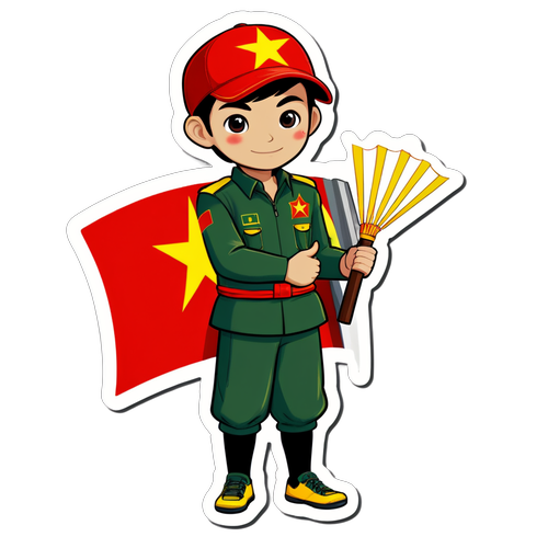 Sticker cổ vũ đội tuyển Việt Nam