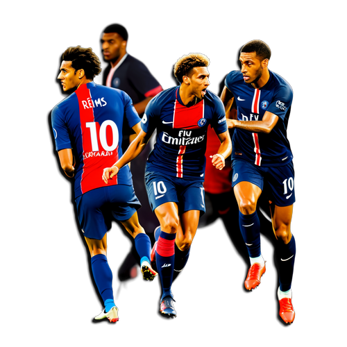 Autocolant dinamic PSG vs Reims