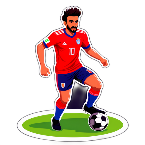 Roony Bardghji i modernt fotbollskit