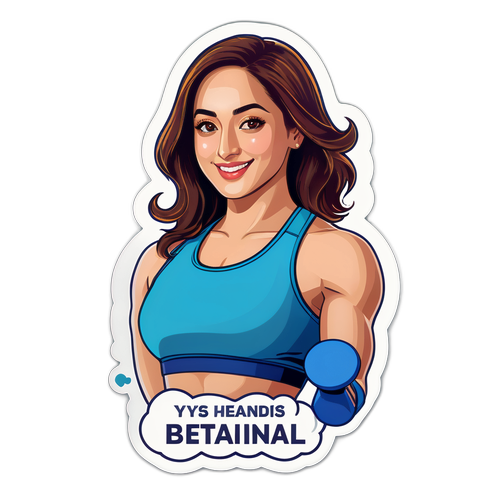 स्वास्थ्य और फिटनेस के लिए प्रेरणादायक स्टिकर