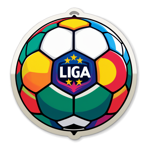 Logo-ul Liga 1: Minge de Fotbal și Culori Care Îți Vor Încânta Inima de Fan!