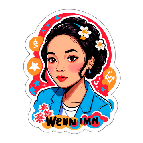 溫子妍緊湊插畫貼紙