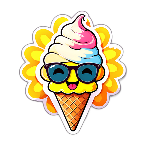 Maskot Ais Krim Ceria