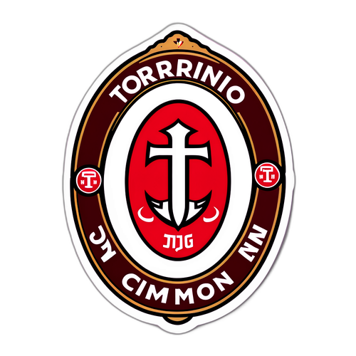 Autocolant meci Torino - Milan