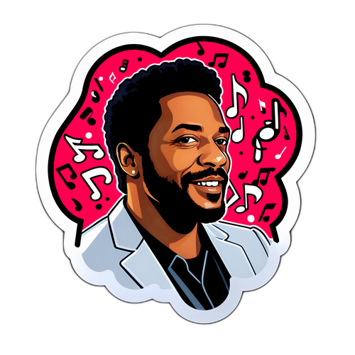 Sticker do Cantor Alexandre Pires