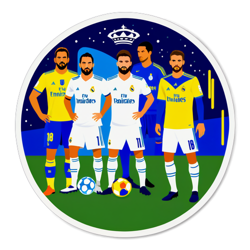 Illustration Vivid de Real Madrid contre Las Palmas