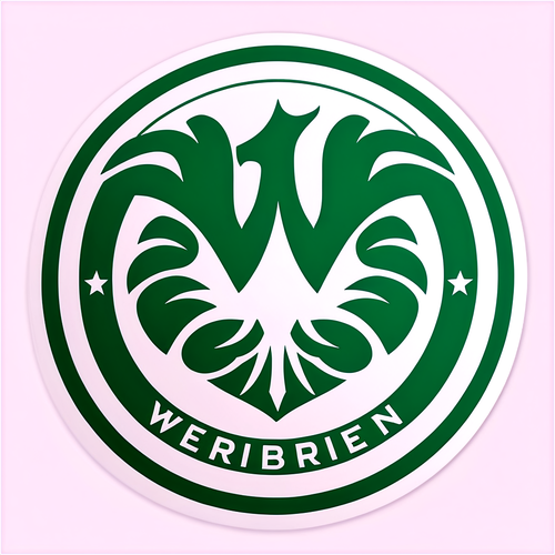 Aufkleber des Werder Bremen Logos