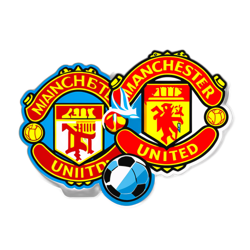 Sticker voor de Manchester United vs West Ham wedstrijd