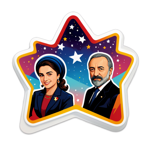 Ayşe Barım için Yıldız Temalı Sticker