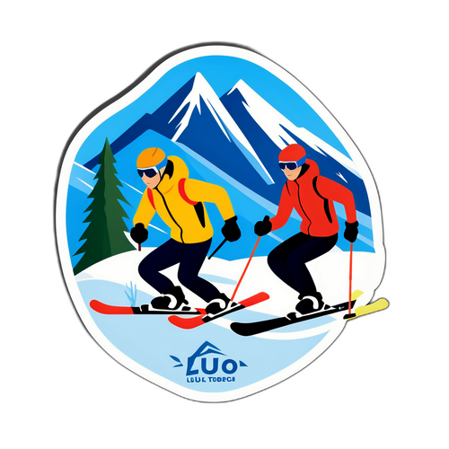 Luo Toblach talviurheilustickereitä