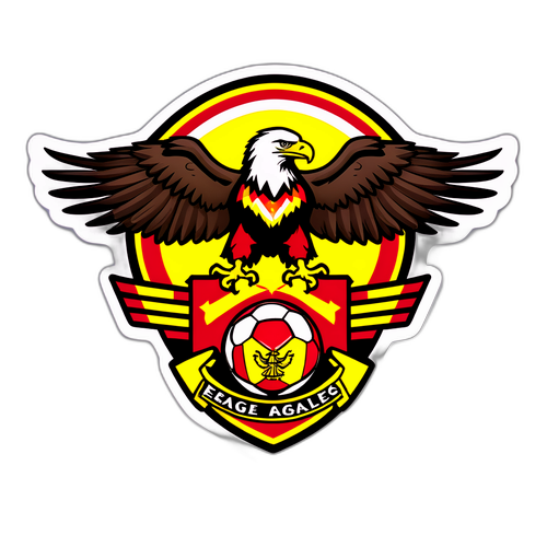 Sticker cu vulturul Go Ahead Eagles