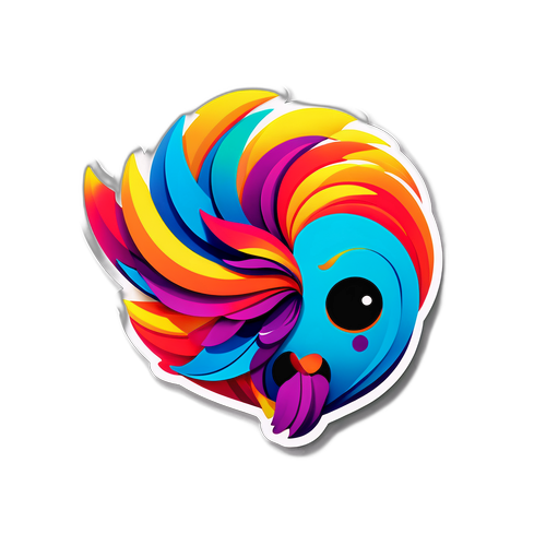 Renkli Kuş Tasarımı