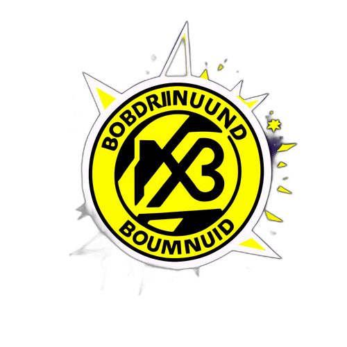 Nhãn dán Borussia Dortmund với tia chớp