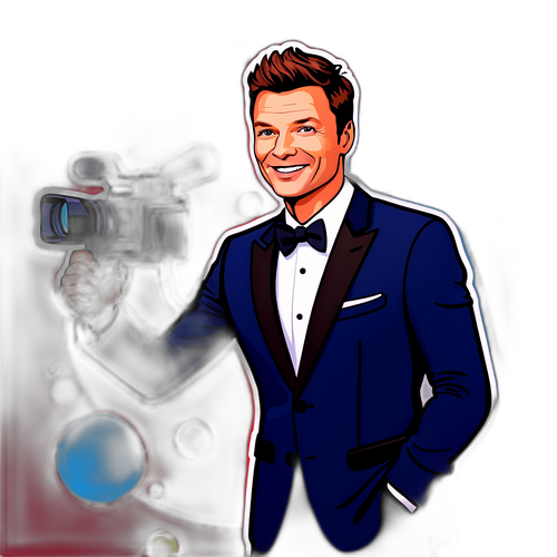 Ryan Seacrest Red Carpet Celebration Sticker