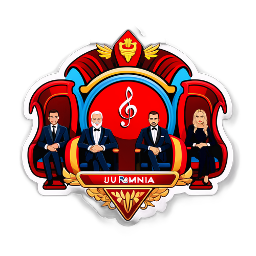 Sticker pentru Vocea României