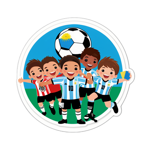 Stiker Tim Sepak Bola Argentina