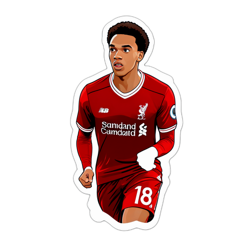 Stiker Minimalis Trent Alexander-Arnold