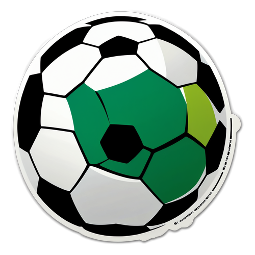 유명 축구공 디자인 스티커