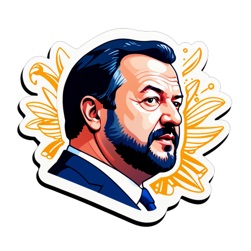 Matteo Salvini stílusos elemzése politikai szimbólumokkal