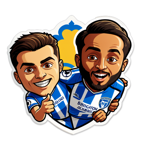 Sticker ya Mechi ya Brighton & Hove Albion na Arsenal