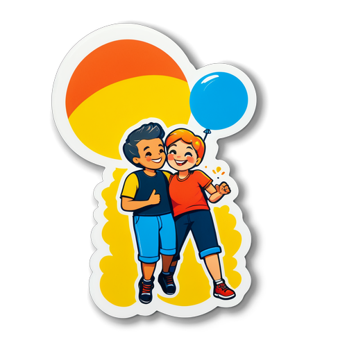 Feiern Sie die Liebe: Der farbenfrohe Sticker, der beim Christopher Street Day in Berlin Herzen erobert!